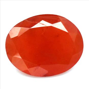 No Reserve 25.35 ct Natural Canelian Oval Cut Loose Gemstone