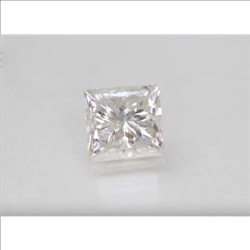 No Reserve .32 ct Natural Diamond Princess Cut Loose Gemstone