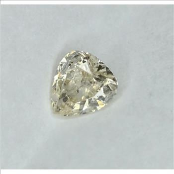 No Reserve .40 ct Natural  Diamond Pear Cut Loose Gemstone