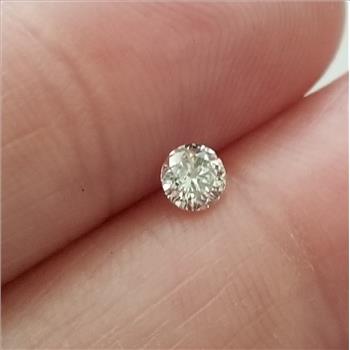 No Reserve .33 ct Natural Diamond Round Cut Loose Gemston