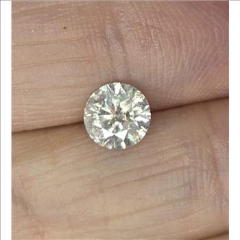 No Reserve .1.00 ct Natural  Diamond Round Cut Loose Gemstone
