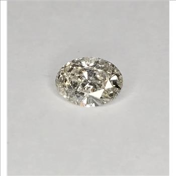 No Reserve ..36 ct Natural  Diamond Oval Cut Loose Gemstone