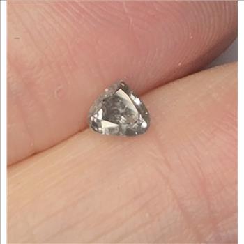 No Reserve  .32 ct Natural Diamond Pear Cut Loose Gemstone