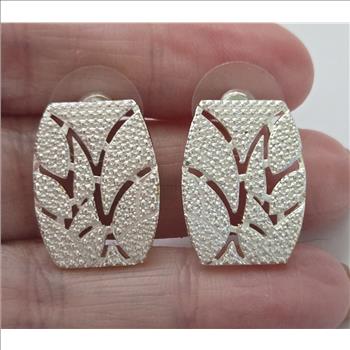 No Reserve Natural Diamond Earrings