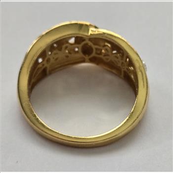 No Reserve Natural Diamond Ring Size 8