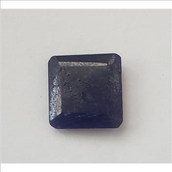 6.26 ct Natural Sapphire Square Cut Loose Gemstone