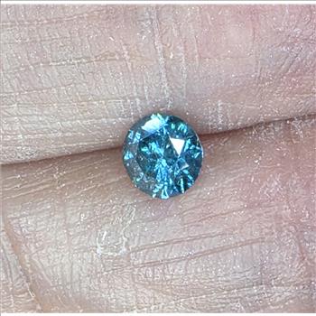 No Reserve .50 ct Natural Diamond Round Cut Loose Gemstone