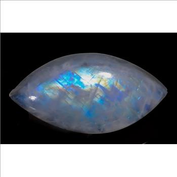 No Reserve Natural Rainbow Moonstone Marquise Cut Loose Gemstone