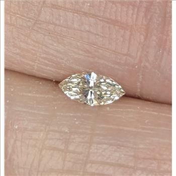 No Reserve .15 ct Natural Diamond Marquise Cut Loose Gemstone