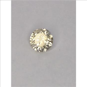 No Reserve .56 ct Natural Champagne Diamond Round Cut Loose Gemstone