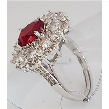 No Reserve Ruby & Zircon Size 7-10