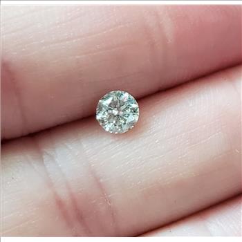No Reserve ..41 ct Natural  Diamond Round Cut Loose Gemstone