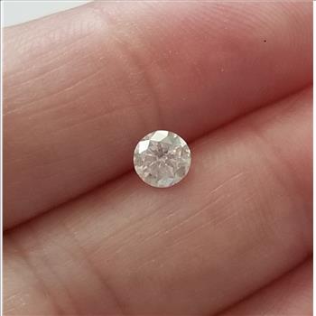 No Reserve ..24 ct Natural  Diamond Round Cut Loose Gemstone