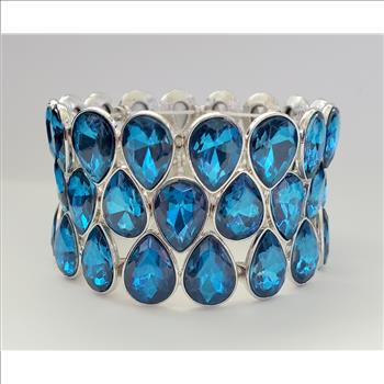 No Reserve Blue Crystal Bracelet