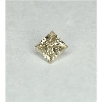 No Reserve .19 ct Natural Diamond Princess Cut Loose Gemstone