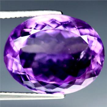 No Reserve  VVS Natural Amethyst Oval Cut Loose Gemstone
