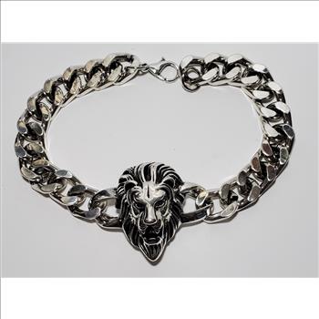 No Reserve Oxidized Tiger Curb Bracelet