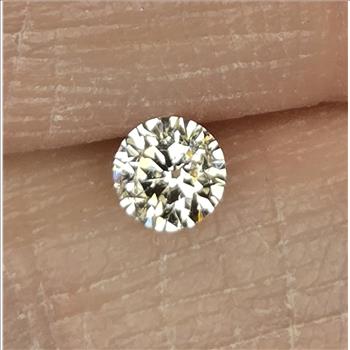 No Reserve .61 ct Natural  Diamond Pear Cut Loose Gemstone