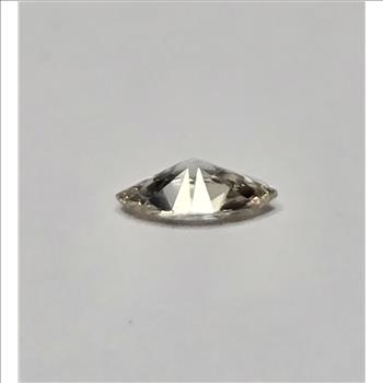 No Reserve .12 ct Natural  Champagne Diamond Marquise Cut Loose Gemstone