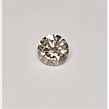 No Reserve .70 ct Natural Diamond Round Cut Loose Gemstone