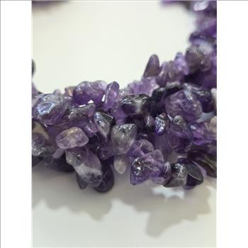 No Reserve 819:05 cttw Natural Amethyst Necklace                                                                                                                                                                                                                