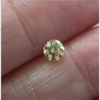 No Reserve VS1.33 ct Natural Diamond Round Cut Loose Gemstone