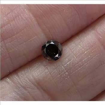 No Reserve  .50 ct Natural Diamond Round Cut Loose Gemstone