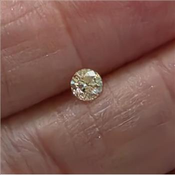 No Reserve  .24 ct Natural Diamond Round Cut Loose Gemstone