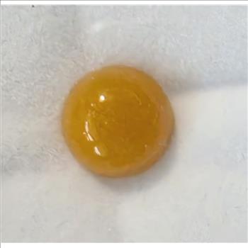 No Reserve 4.75 ct Natural Honey Jade Round Cut Loose Gemstone