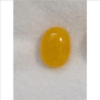 No Reservet Natural Honey Jade Oval Cut Loose Gemstone