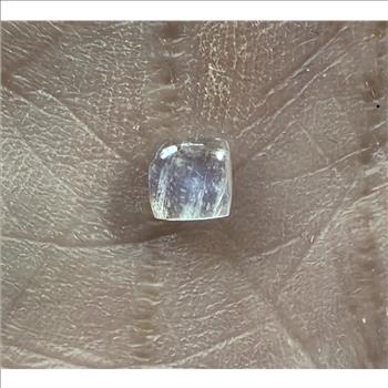 No Reservet Natural Rainbow Moonstone Square Cut Loose Gemstone