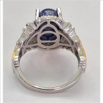 No Reserve Natural Lapis Lazuli Ring Size 6