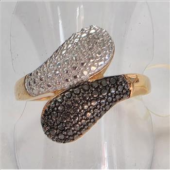 No Reserve Natural Diamond Ring Size 8