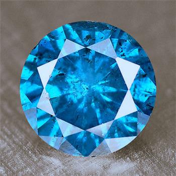 .02 ct Blue Diamond Round Cut Loose Stone