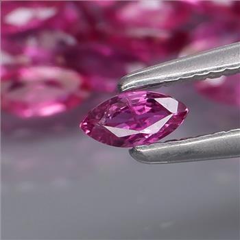 No Reserve Natural Ruby Marquise Cut Loose Gemstone