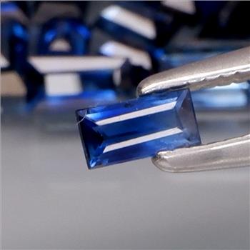 No Reserve Natural Sapphire Baguette Cut Loose Gemstone 