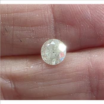 No Rserve .70 ct Natural Diamond Round Cut Loose Gemstone