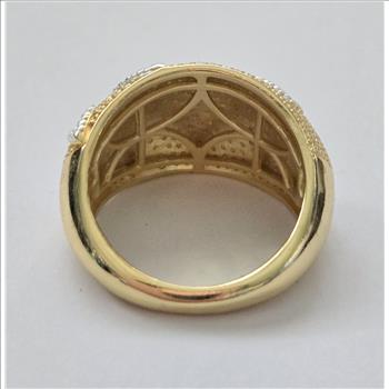 No Reservt Natural Diamond Flower Ring Size 7