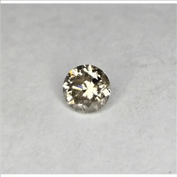 No Reserve .54 ct Natural Diamond Round Cut Loose Gemstone