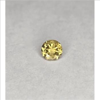 No Reserve .12 ct Natural Diamond Round Cut Loose Gemstone