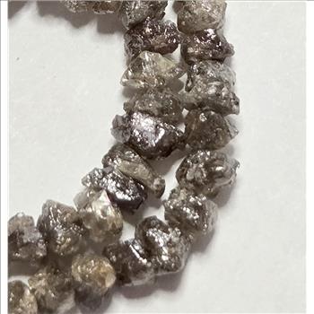 No Reserve 2.00 ct Natural Rough Diamond Earrings