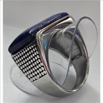 No Reserve Natural Lapis Lazuli Ring Size 10