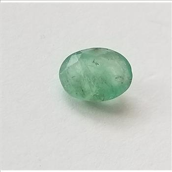 No Reserve Natural Emerald Oval Cut Loose Gemstone