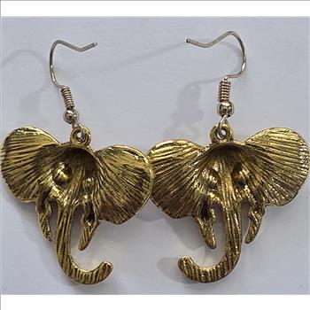 No Reserve Elephant Dangle Earrings