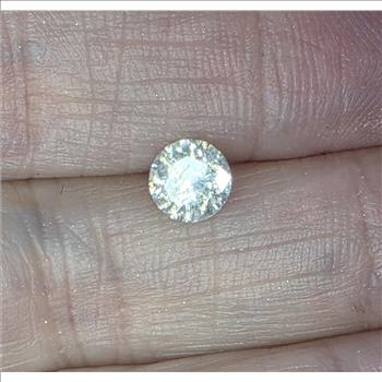 No Reserve  .73 ct Natural Blue Diamond Oval Cut Loose Gemstone