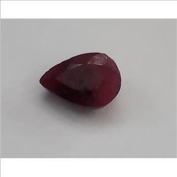 6.58 ct Natural Ruby Pear Cut Loose Gemstone