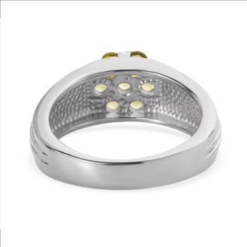 No Reserve Natural Peridot RIng Size 11