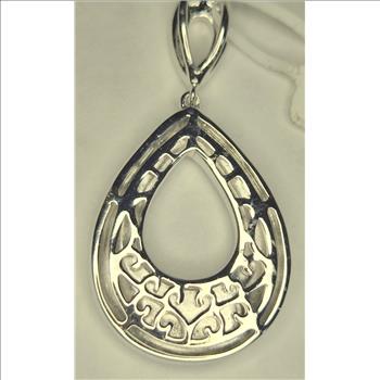 No Reserve Simulated Blue Diamond Pendant