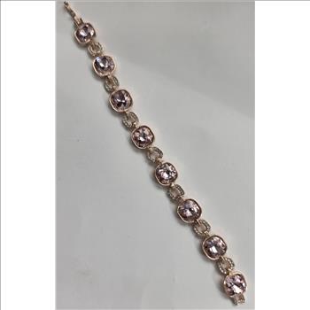 No Reserve Pink Austrian Crystal Bracelet