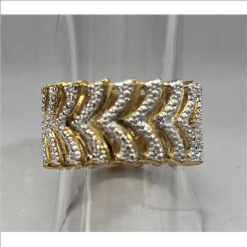 No Reserve Natural Diamond Ring Size 7